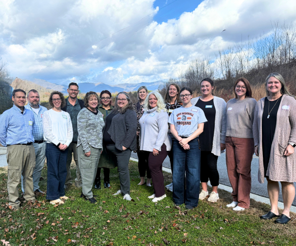 Western NC STEM fellows pose for a photo.