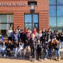GEAR UP students visit Appalachian State University. Campus visits resumed last month after a two-year hiatus due to the pandemic restrictions. 