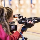 Trinity Robertson aims for higher when it comes to scoring in air rifle competitions and in her postsecondary goals. She and her JROTC rifle team at R-S Central High School in Rutherford, North Carolina, won the State Air Rifle Championship in 2021 and in 2022. Trinity will join the Army National Guard before heading to Appalachian State University in the fall.
