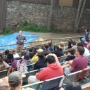 Best-selling author and North Carolina native, Robert Beatty presents to students from Swain, Clay, and Graham in the Smoky Mountain National Park. 