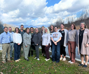 Western NC STEM fellows pose for a photo.