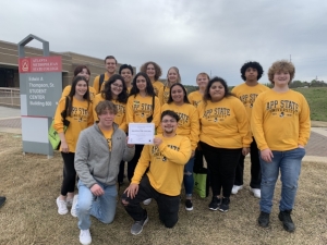 Upward Bound students participate in the Upward Bound Scholars’ Bowl at the SAEOPP 2022 Regional Academic Competition at Atlanta Metropolitan State College